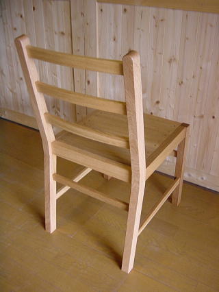 手作り家具minkaのラダーバックチェア